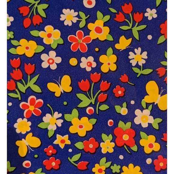 5 Vtg Wrapping Paper Birthday Flowers Gift Flat Fold Ephemera Journal Crafts New - Picture 8 of 12